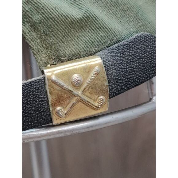 Vintage Meridian Oil Green Golf Hat Rope Strapback Adjustable Midland Texas USA - Picture 4 of 8